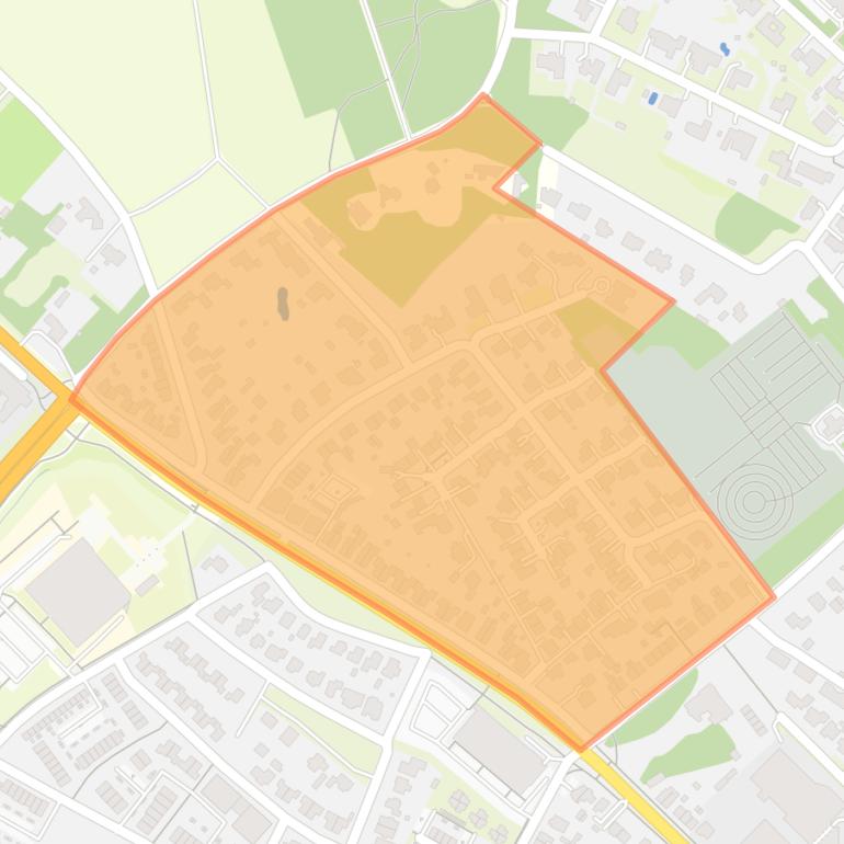 Kaart van de buurt Het Loo.