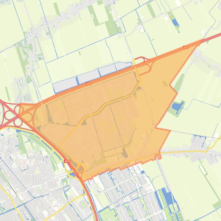 Kaart van de buurt Het meer.