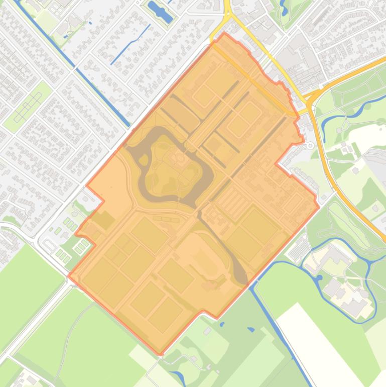 Kaart van de buurt Het Slot en omgeving.