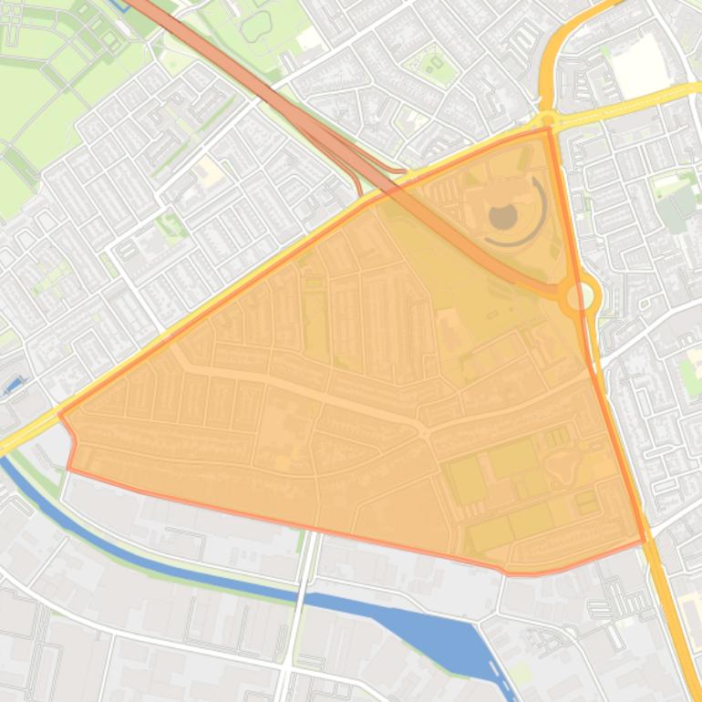 Kaart van de buurt Het Ven.