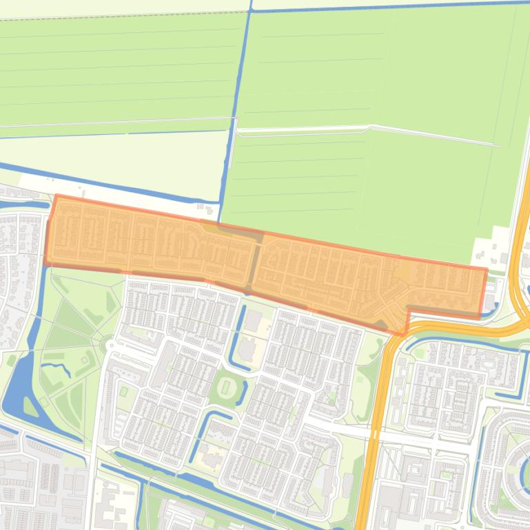 Kaart van de buurt Heuvelweg.