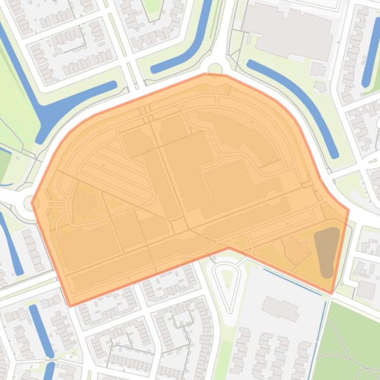 Kaart van de buurt Heyhoef.