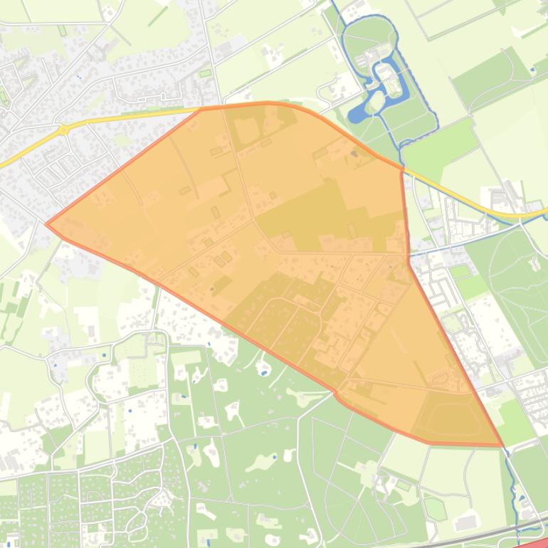 Kaart van de buurt Hierden De Biest.