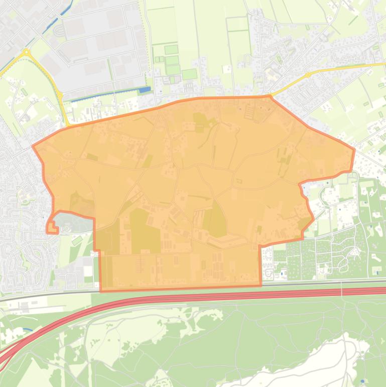 Kaart van de buurt Hierden De Enk.