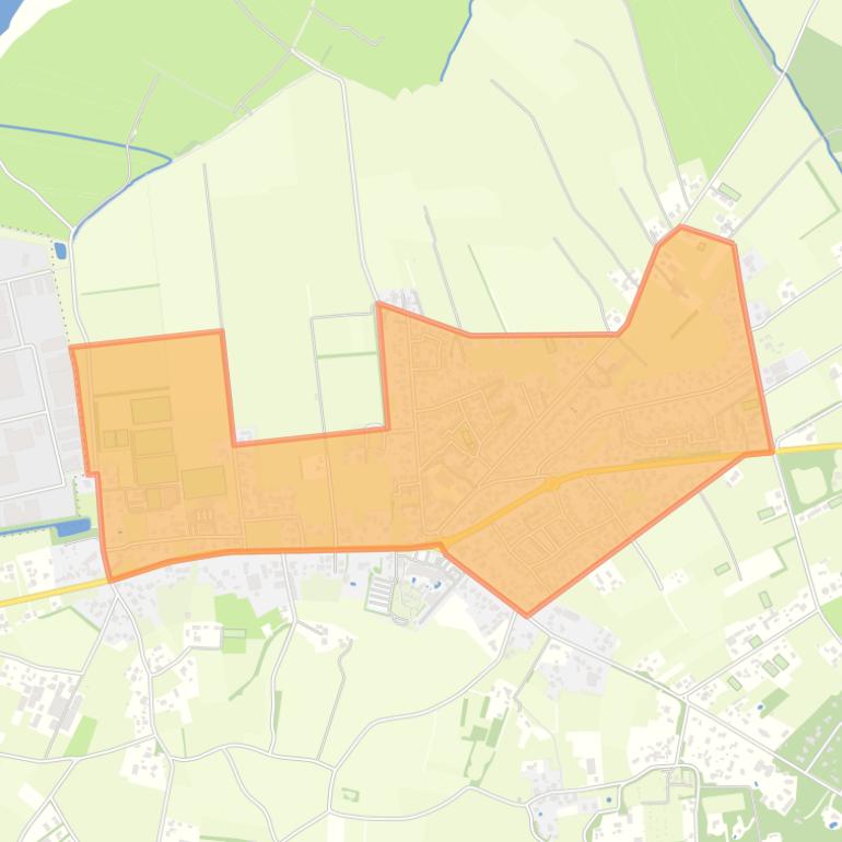 Kaart van de buurt Hierden Dorp.