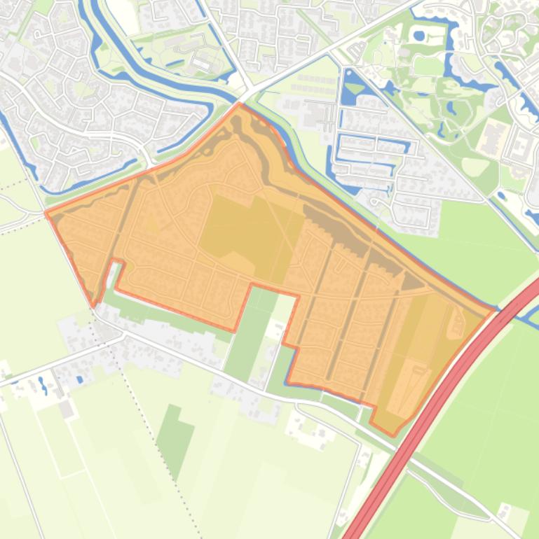 Kaart van de buurt Himsterhout.