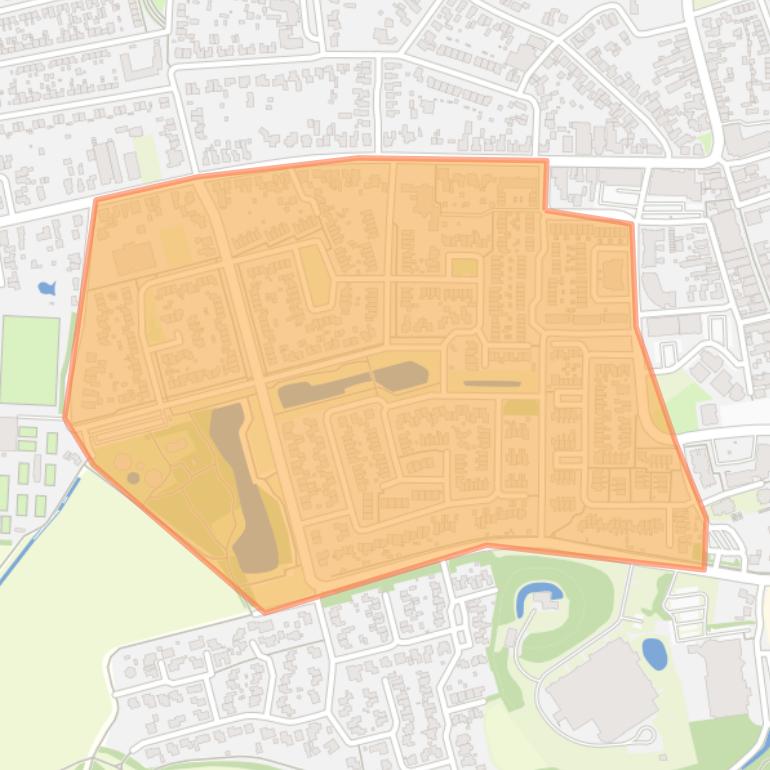 Kaart van de buurt Hofmaat.