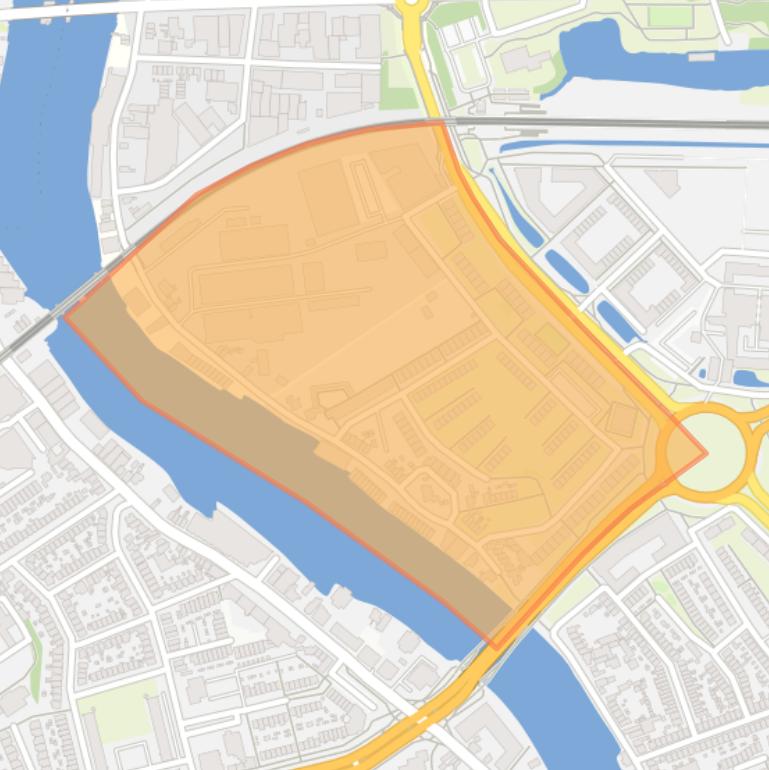 Kaart van de buurt Hofwijk.