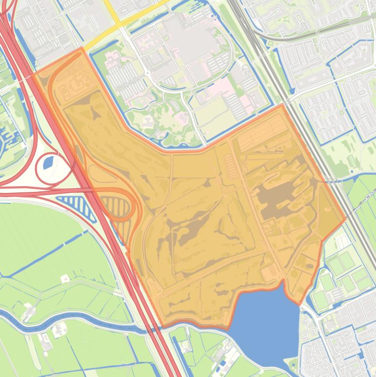 Kaart van de buurt Hoge Dijk.