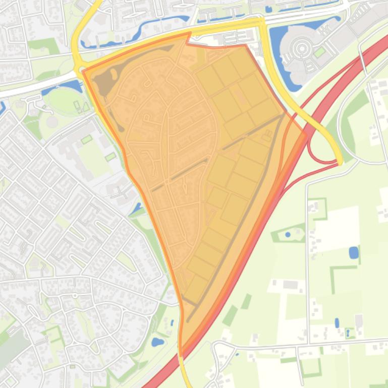 Kaart van de buurt Hoge Neerstraat.