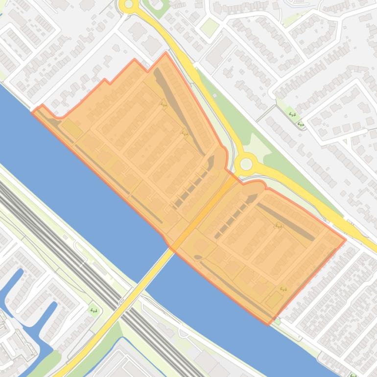 Kaart van de buurt Hogebrug.