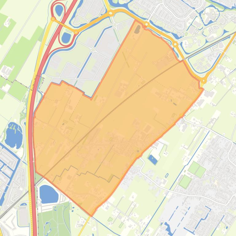 Kaart van de buurt Holkerveen.