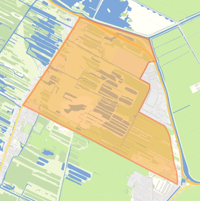 Kaart van de buurt Hollandsch Ankeveen.