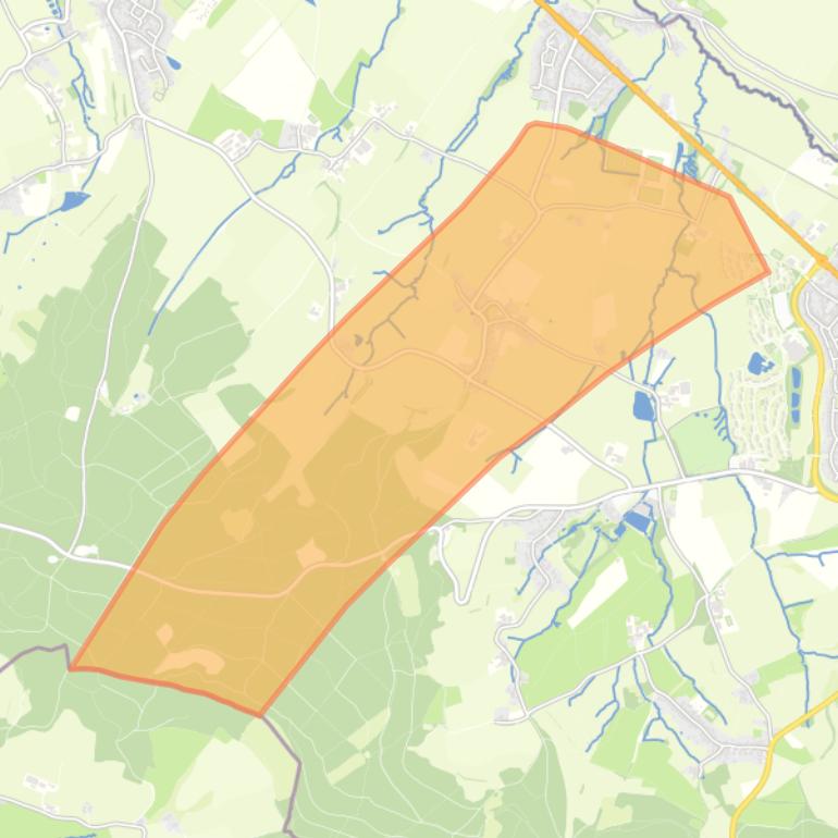 Kaart van de buurt Holset.