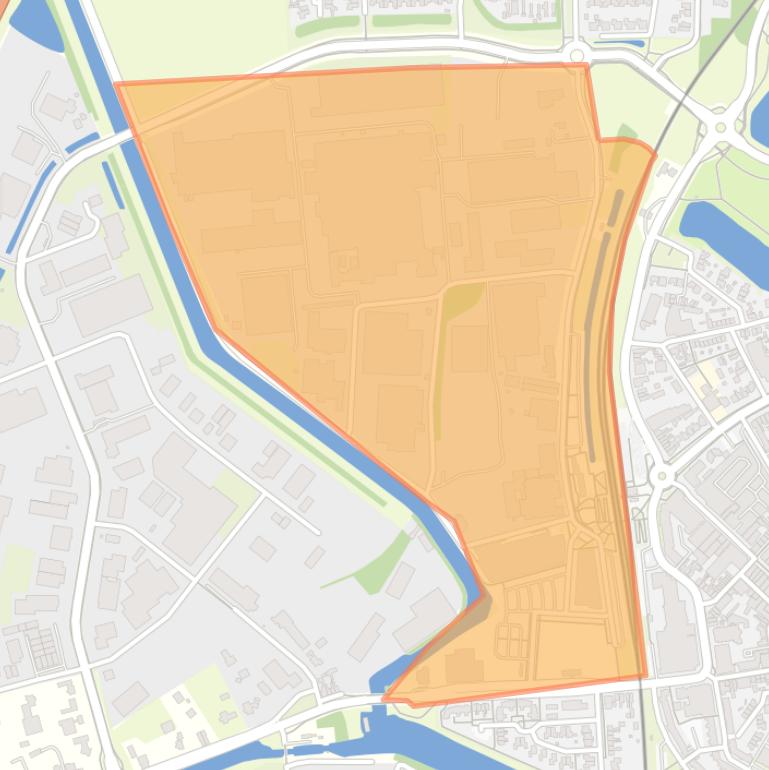 Kaart van de buurt Holwert.