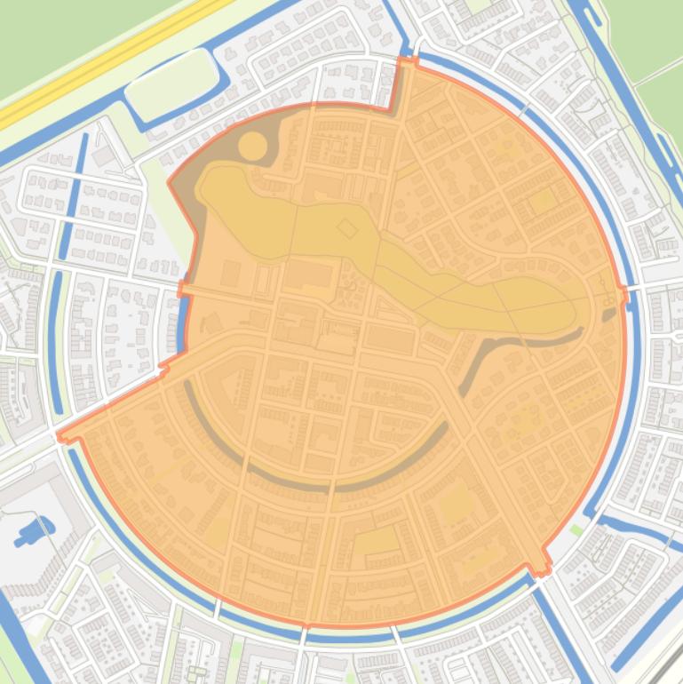 Kaart van de buurt Homeruskwartier Midden.