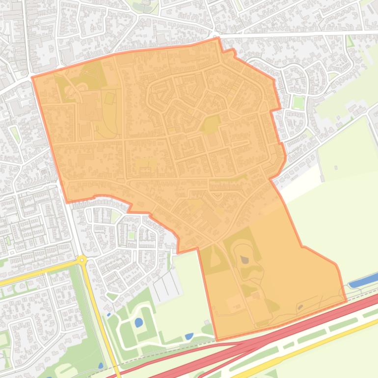 Kaart van de buurt Hondenhei.