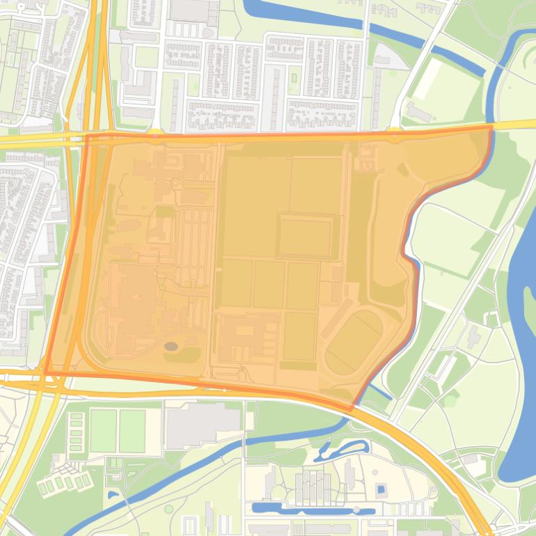 Kaart van de buurt Hondsheuvels.