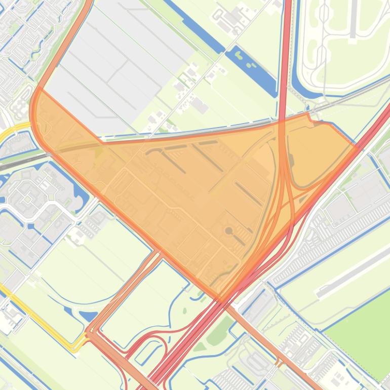 Kaart van de buurt Hoofddorp De Hoek.