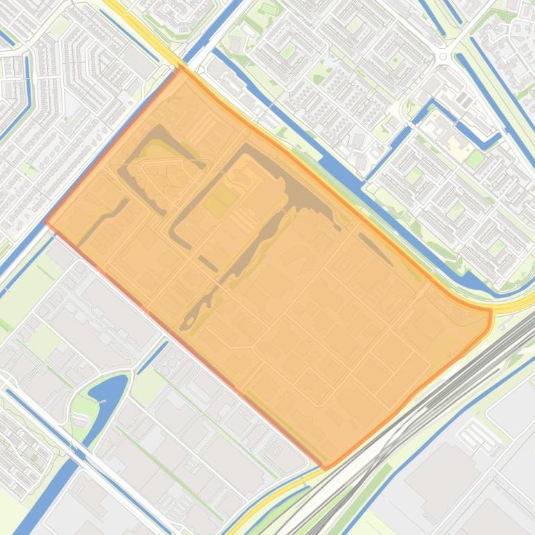 Kaart van de buurt Hoofddorp Graan voor Visch Zuid.