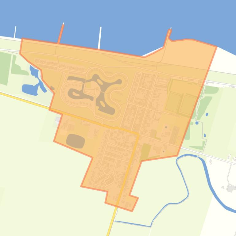 Kaart van de buurt Hoofdplaat.