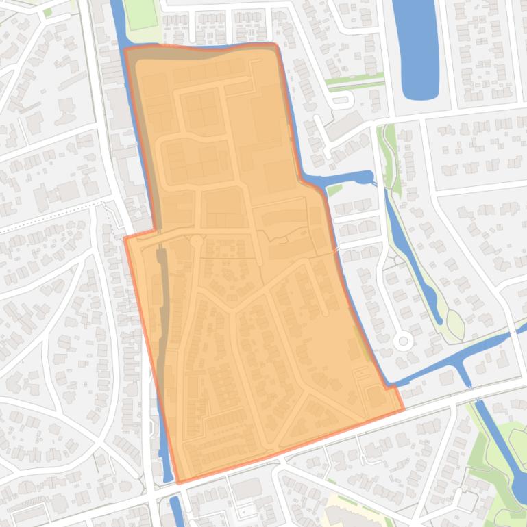 Kaart van de buurt Hooftlaan.