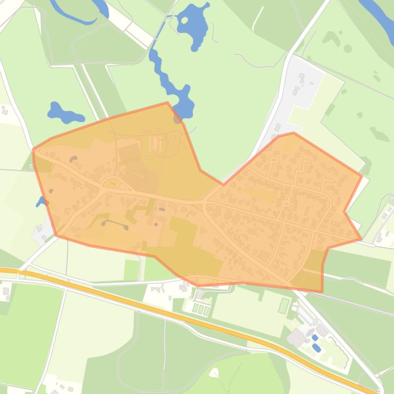 Kaart van de buurt Hoog-Keppel.