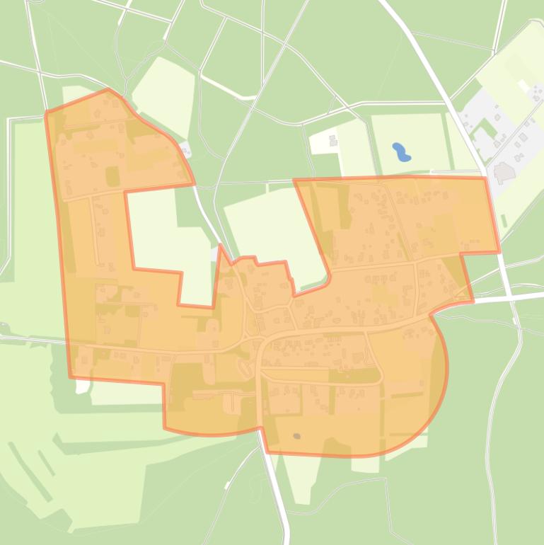 Kaart van de buurt Hoog Soeren.