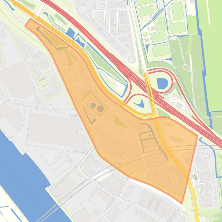 Kaart van de buurt Hoogendijk.