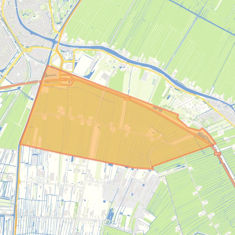 Kaart van de buurt Hoogendoornlaan.