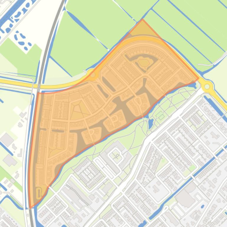 Kaart van de buurt Hooghkamer.