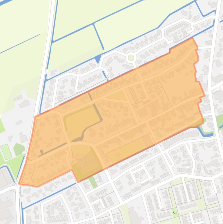 Kaart van de buurt Hoogwoud Centrum.