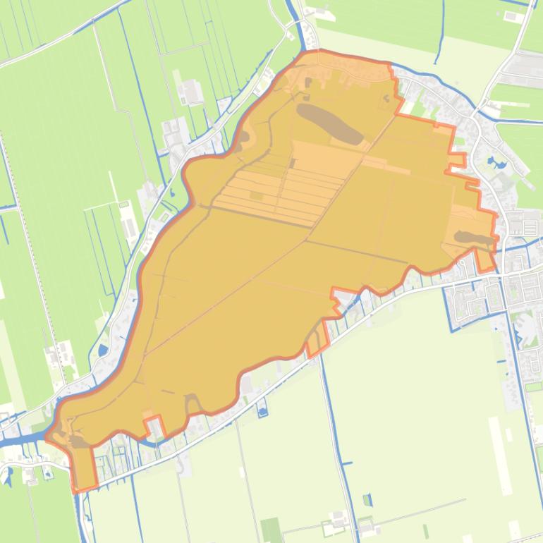 Kaart van de buurt Hoornaar-Buitengebied-Noord.