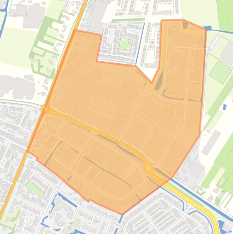 Kaart van de buurt Horst ten Daal.