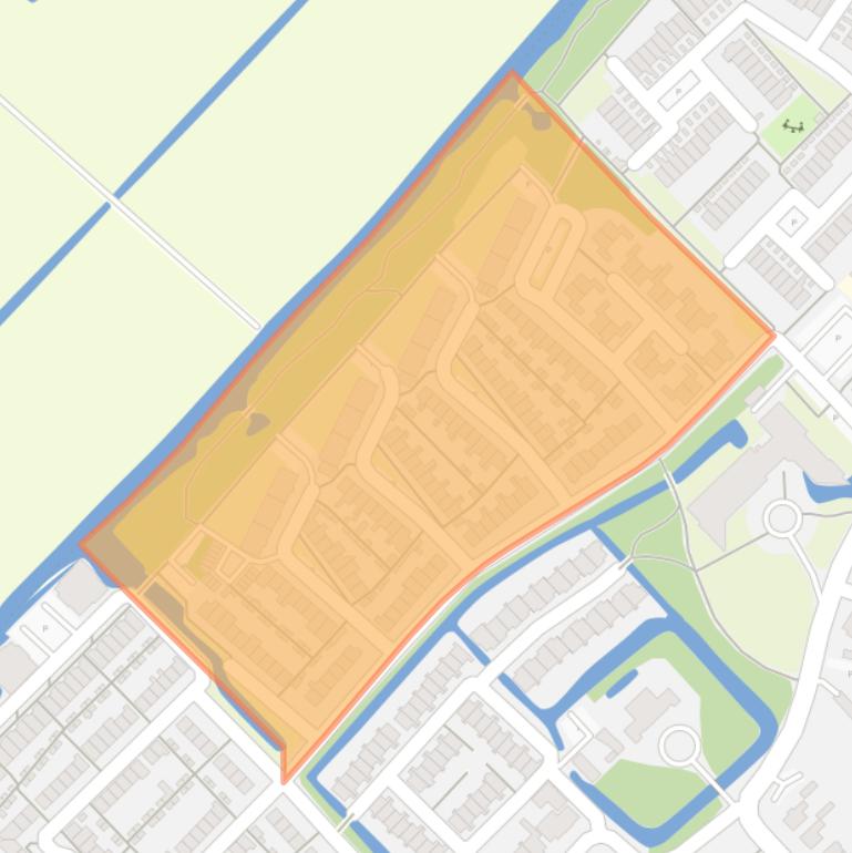 Kaart van de buurt Horsten en Vorsten.