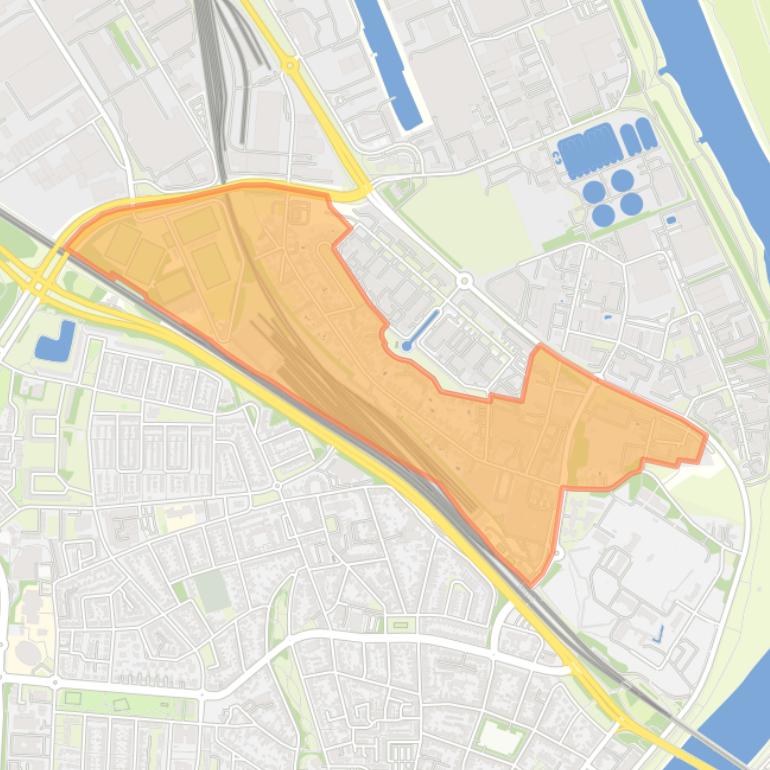 Kaart van de buurt Horsterweg.