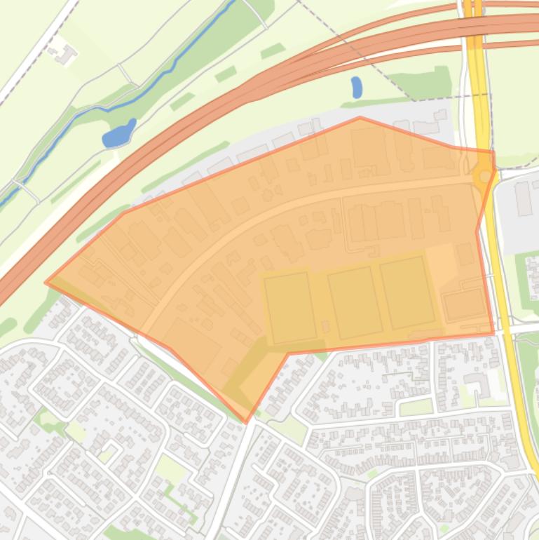 Kaart van de buurt Houserveld.