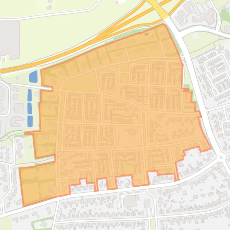 Kaart van de buurt Houtenhoek.