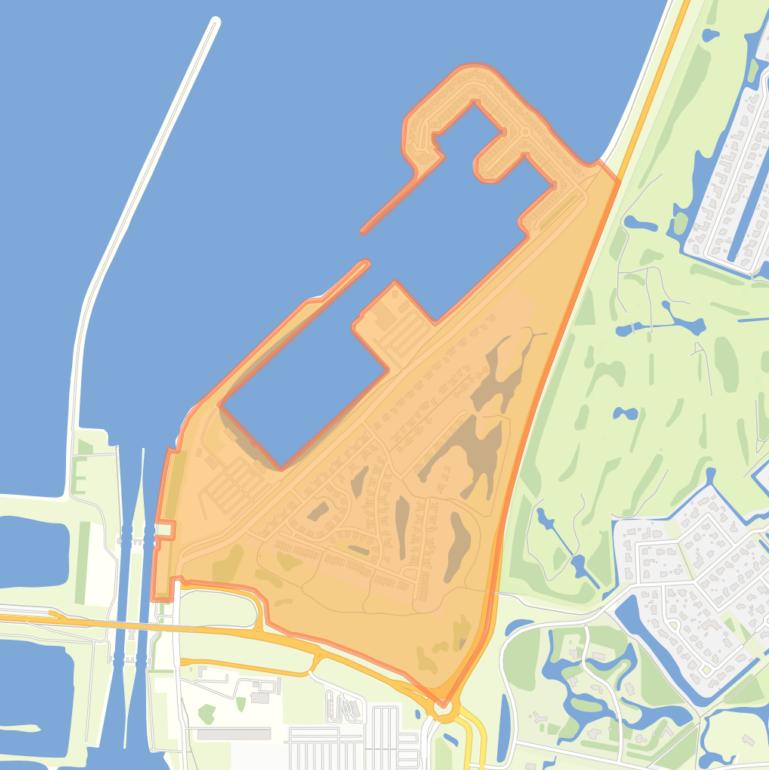 Kaart van de buurt Houtribhoogte Noord.