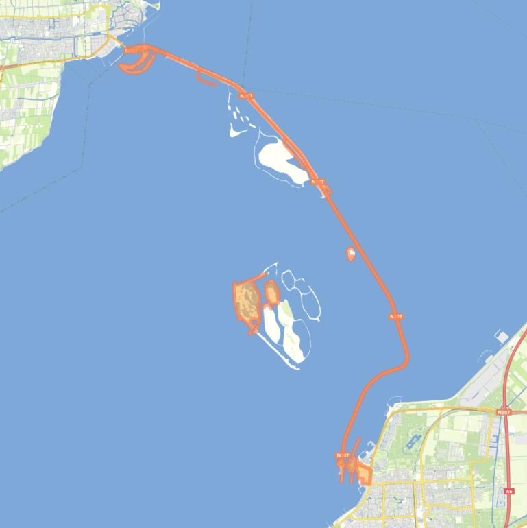 Kaart van de buurt Houtribhoogte Zuid.