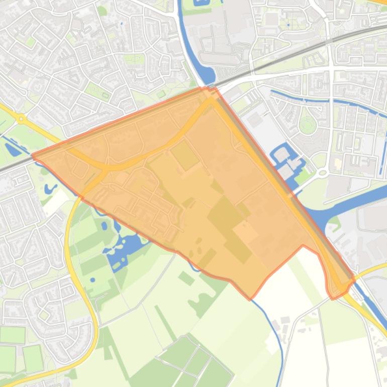 Kaart van de buurt Houtsdonk.