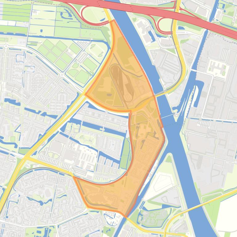 Kaart van de buurt Huis de Geer.