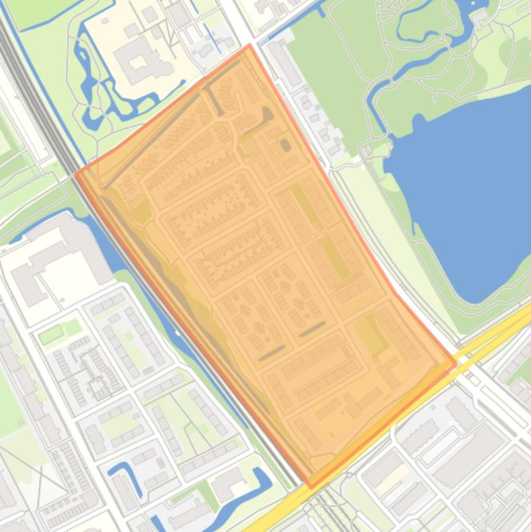 Kaart van de buurt Huis te Lande.