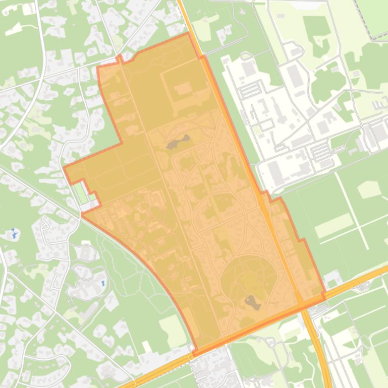 Kaart van de buurt Huis ter Heide-Noord.