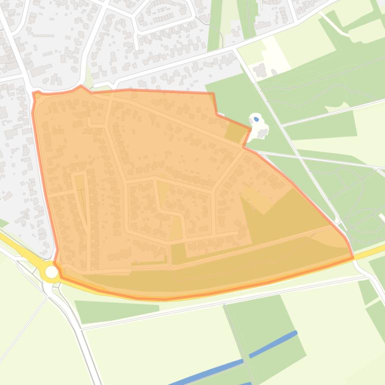 Kaart van de buurt Hulterman.