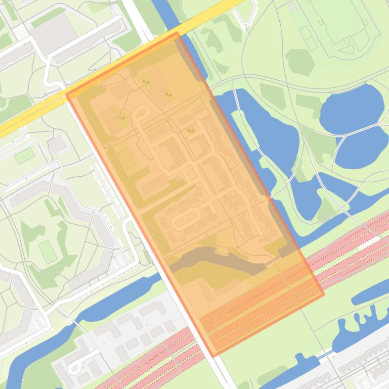 Kaart van de buurt Huntum.