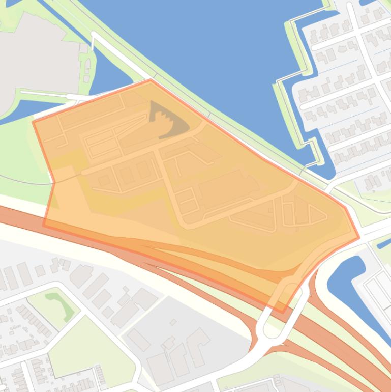 Kaart van de buurt Hunzepark.