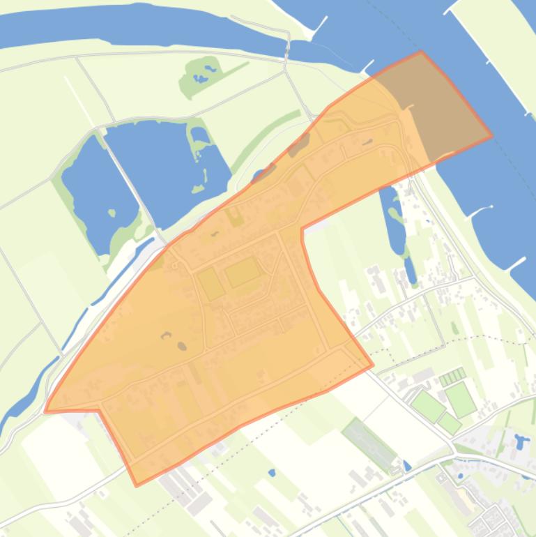 Kaart van de buurt Hurwenen.