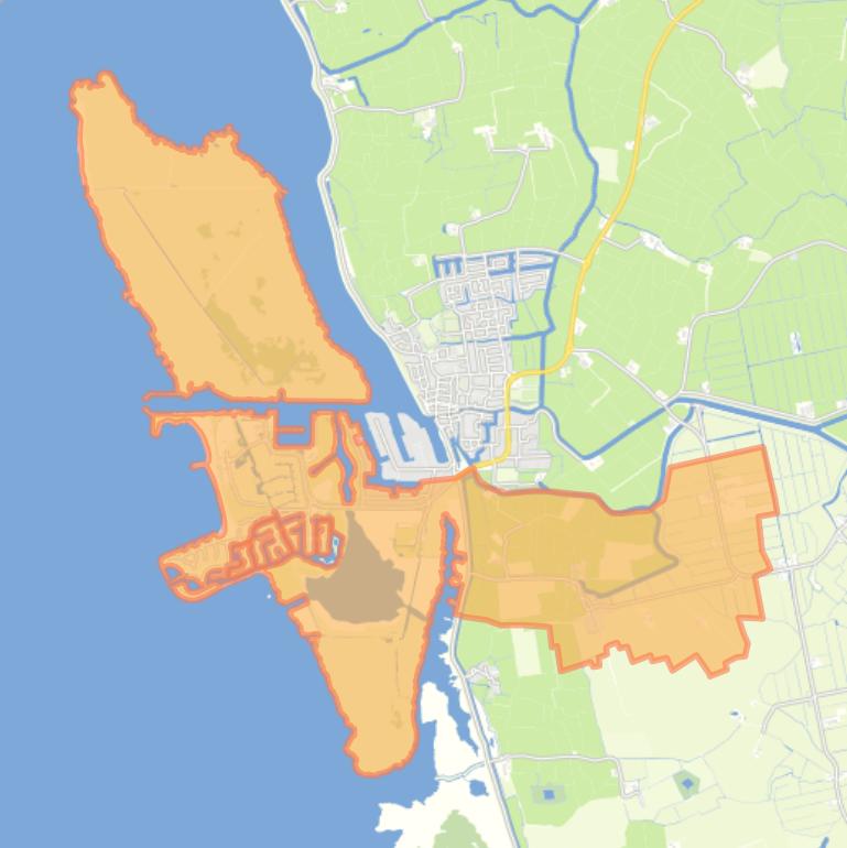 Kaart van de buurt Idsegahuizum.
