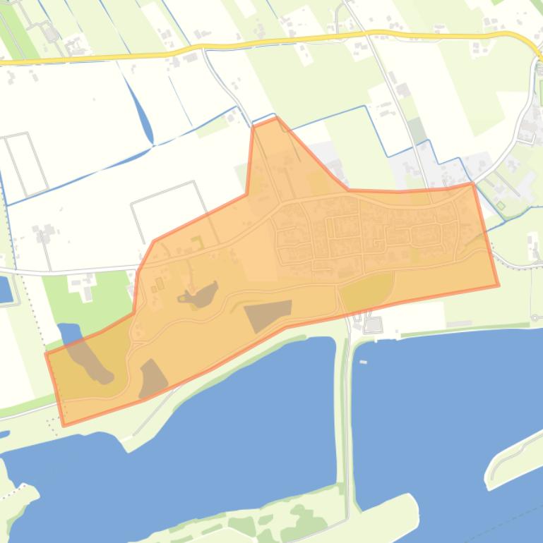 Kaart van de buurt IJzendoorn.